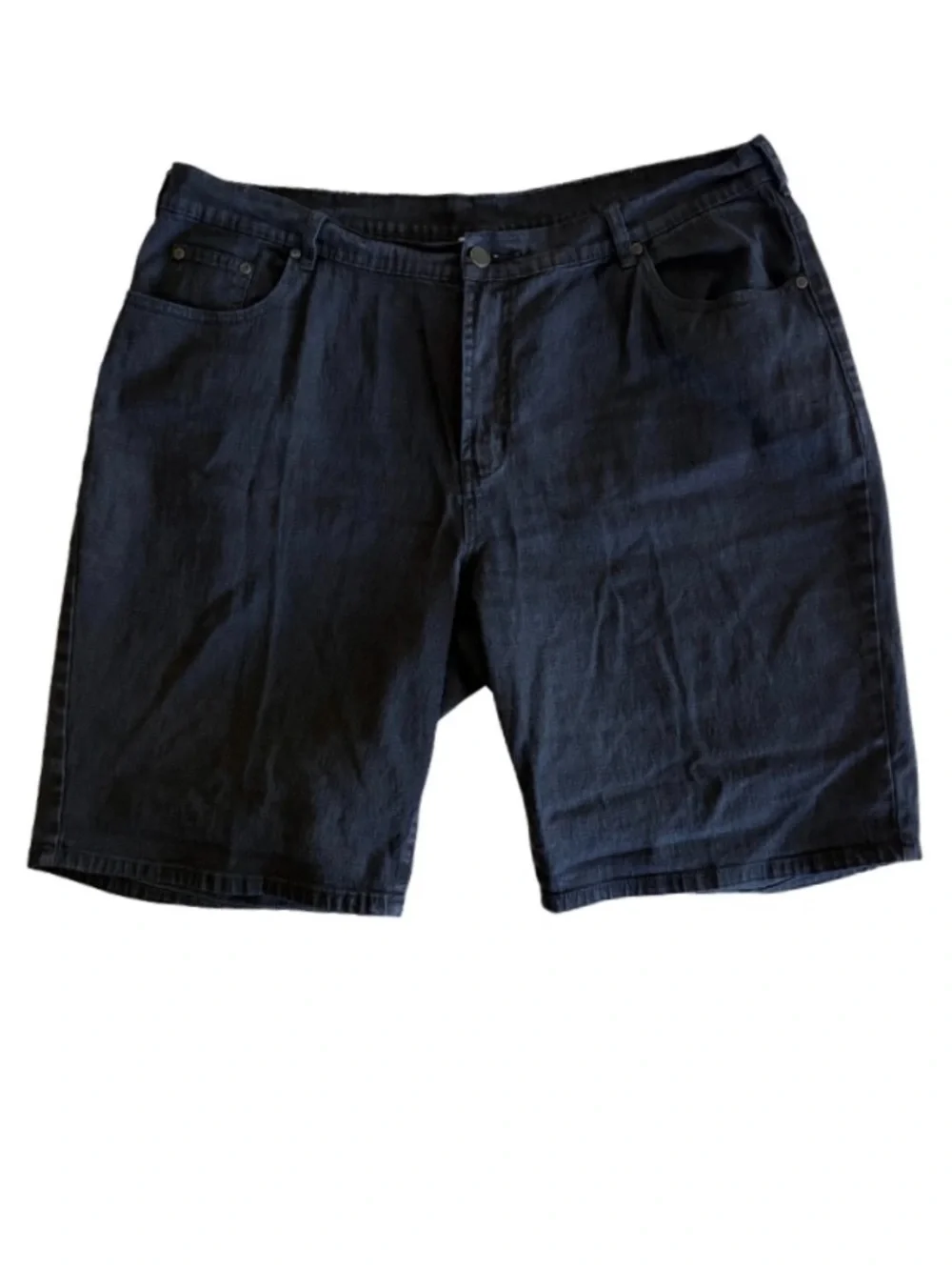 DG2 BY DIANE GILMAN Shorts Black Denim Jean Bermuda Classic Women’s Plus 20W EUC